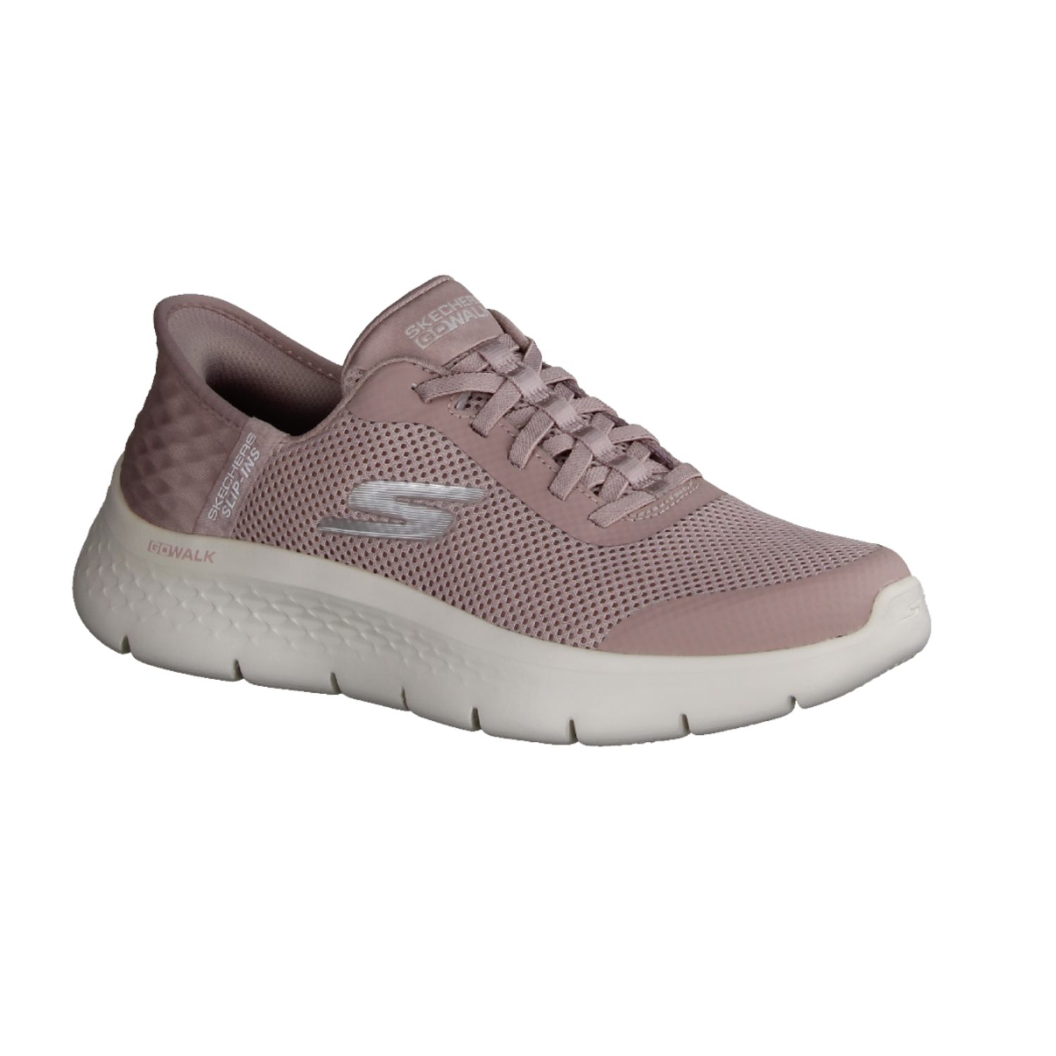 Skechers Go Walk Flex 124836-MVE Damen Slip On, Textil, Mauve (Altrosa) Sneaker,