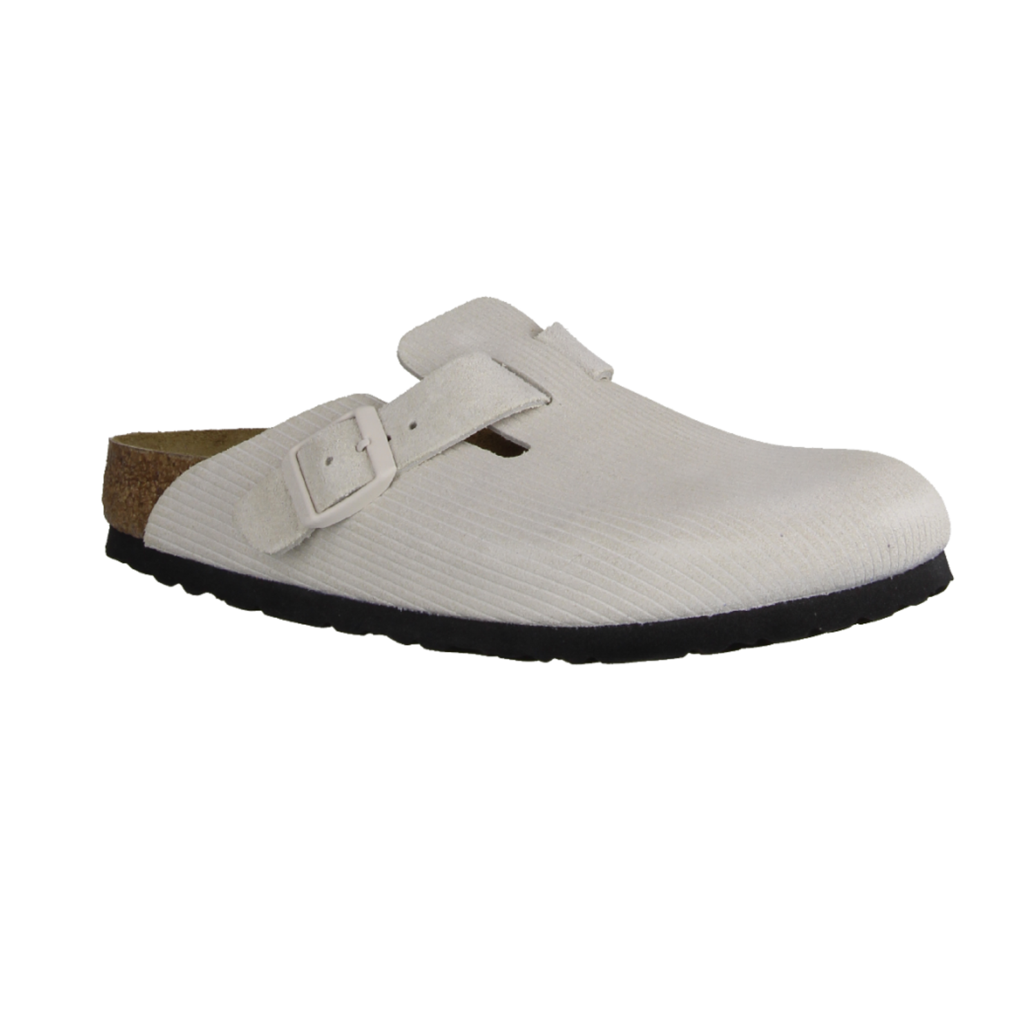 Birkenstock Boston BS 1025270 Damenschuhe, Pantolette, Weiß, Schmale Weite - - Bild-1