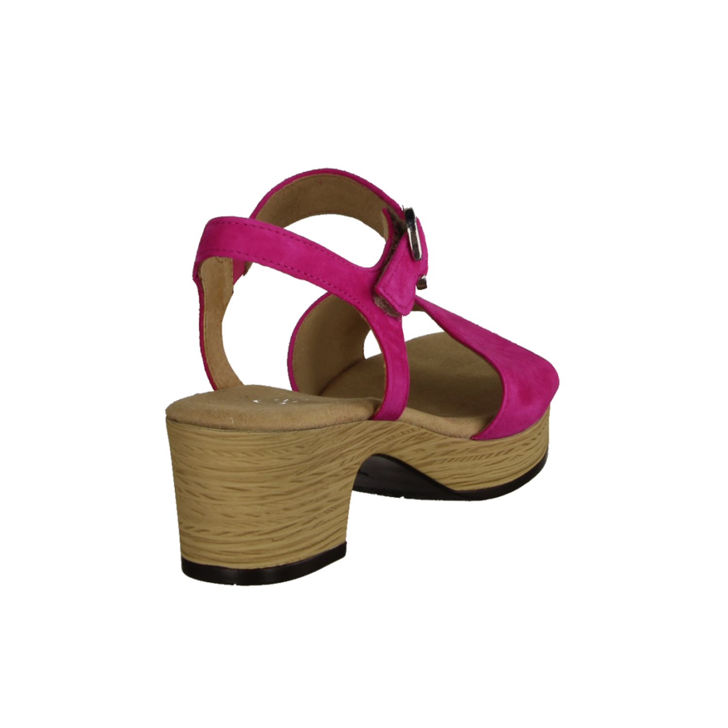 Gabor Comfort 42071-21 Damensandalette, Leder, Pink, Sandale mit Blockabsatz - - Bild-2