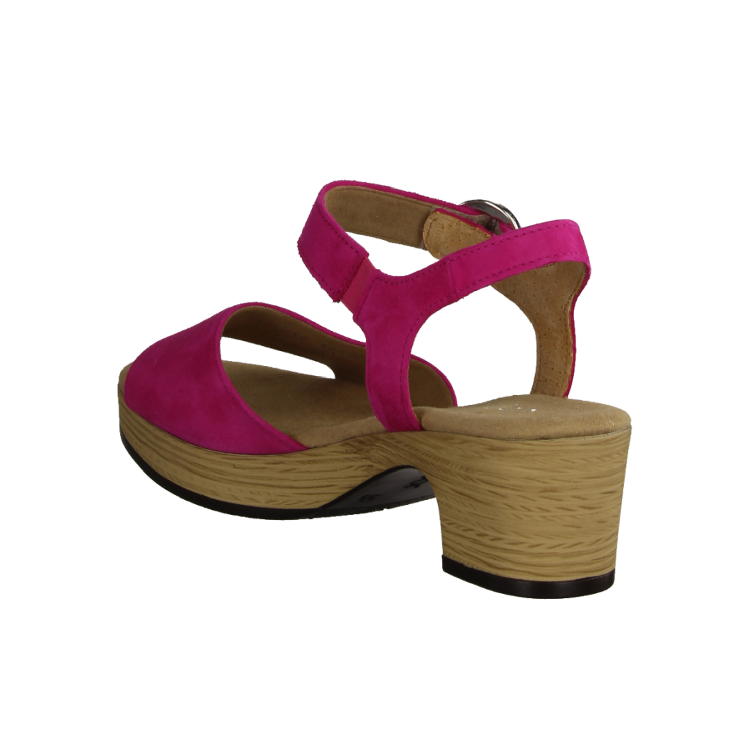 Gabor Comfort 42071-21 Damensandalette, Leder, Pink, Sandale mit Blockabsatz - - Bild-3