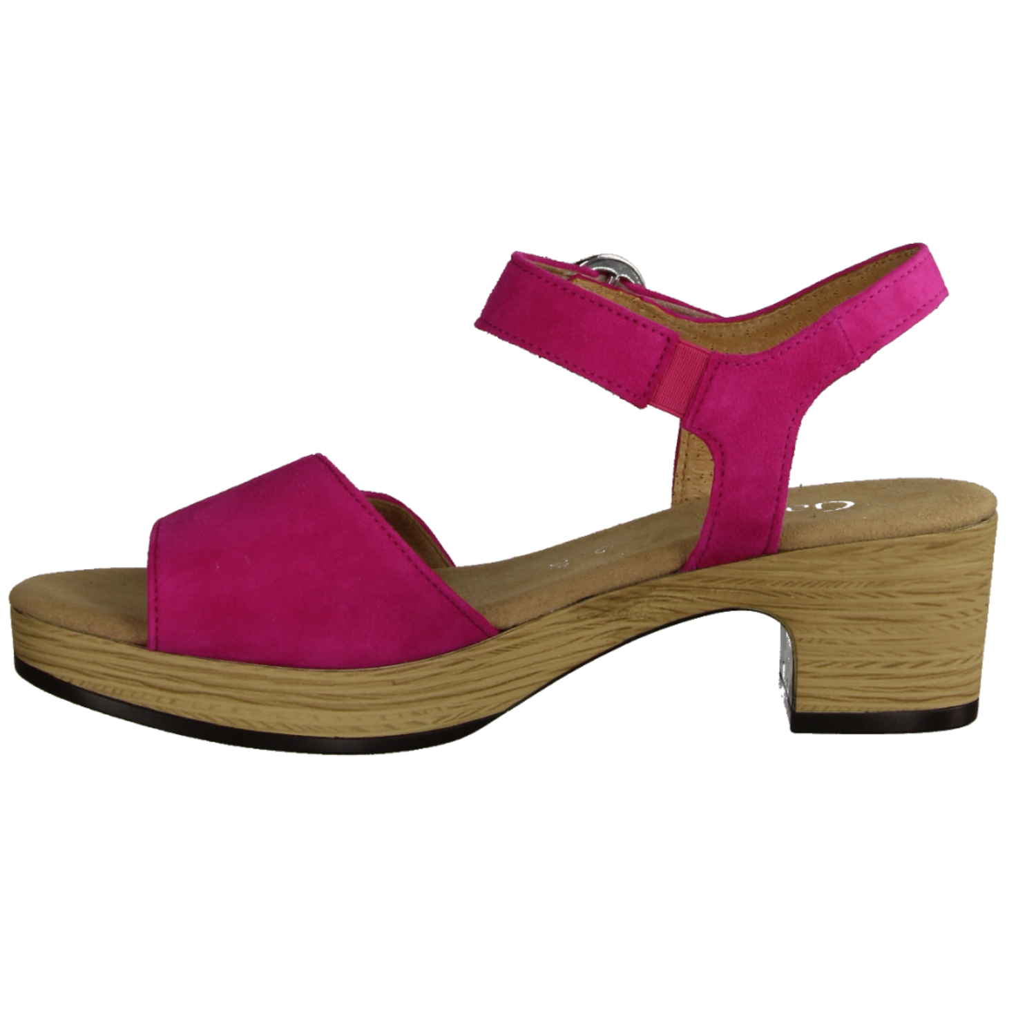 Gabor Comfort 42071-21 Damensandalette, Leder, Pink, Sandale mit Blockabsatz - - Bild-4