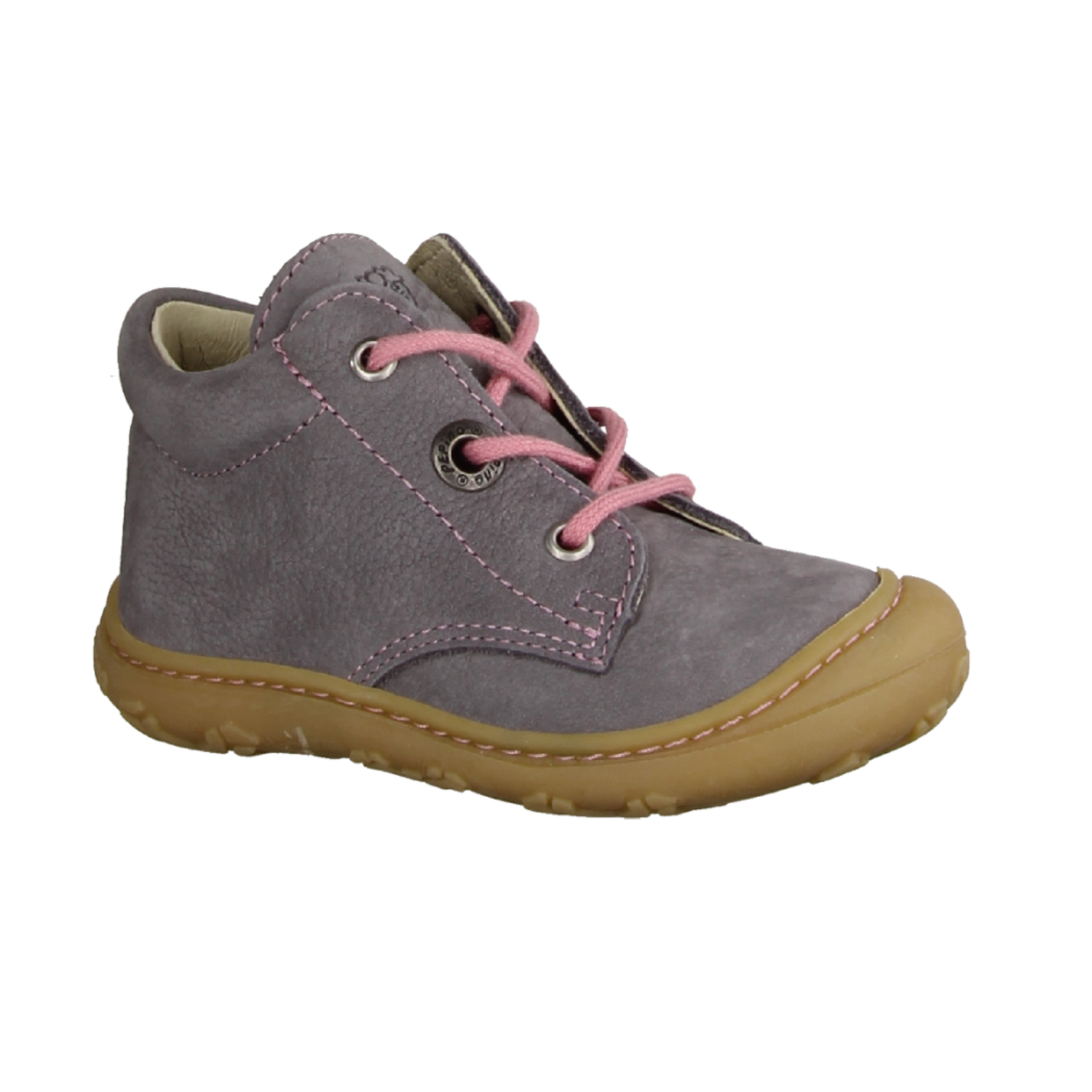 Ricosta Cory 1200101460 Kinder Lauflernschuh Grau/Rosa, Schmale Weite, NEU - -