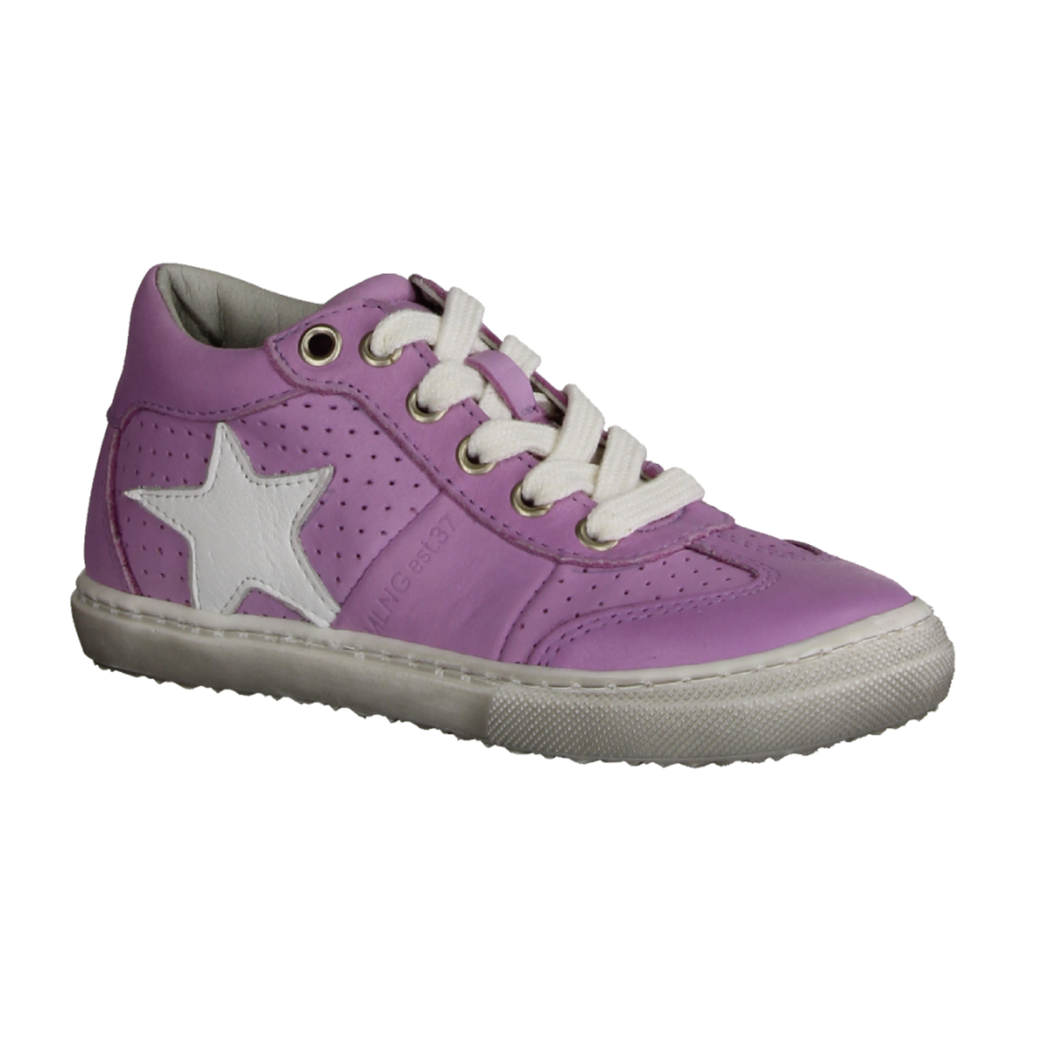 Däumling 600011M28 Kinderschuhe, Mädchen, Sneaker, Leder, Lavendel, Weite M - Bild-1