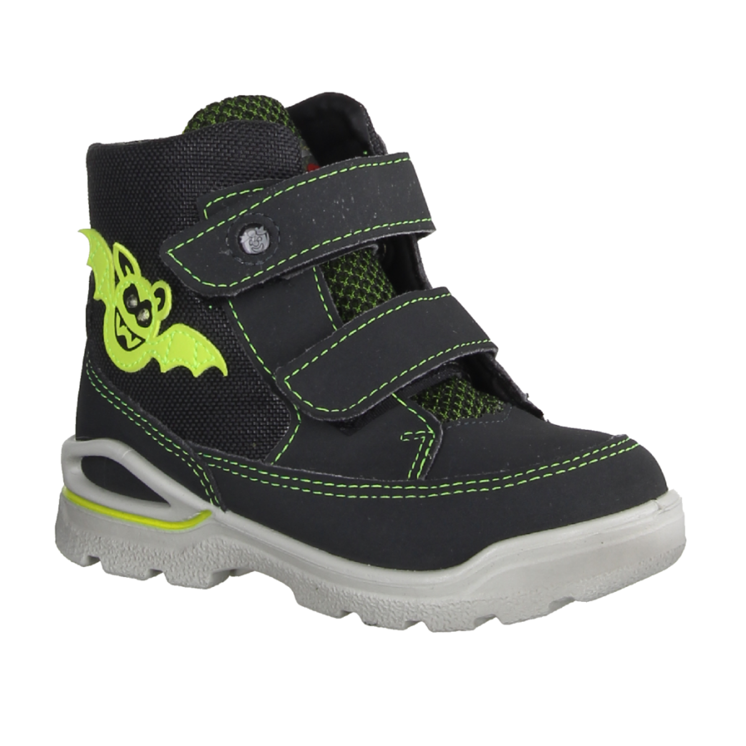 Ricosta Jan 3900703490 Kinderstiefel, Boots, Gr 23-28, Dunkelgrau Warmfutter -