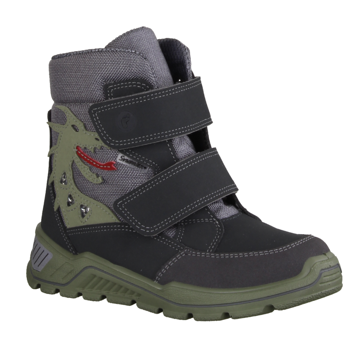 Ricosta Grisu 5300303490 Kinderstiefel, Jungs, Synthetik, Grau, wasserdicht -