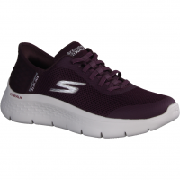 Go Walk Flex 124836-BUR Burgundy (Lila) - sportlicher Schnürschuh