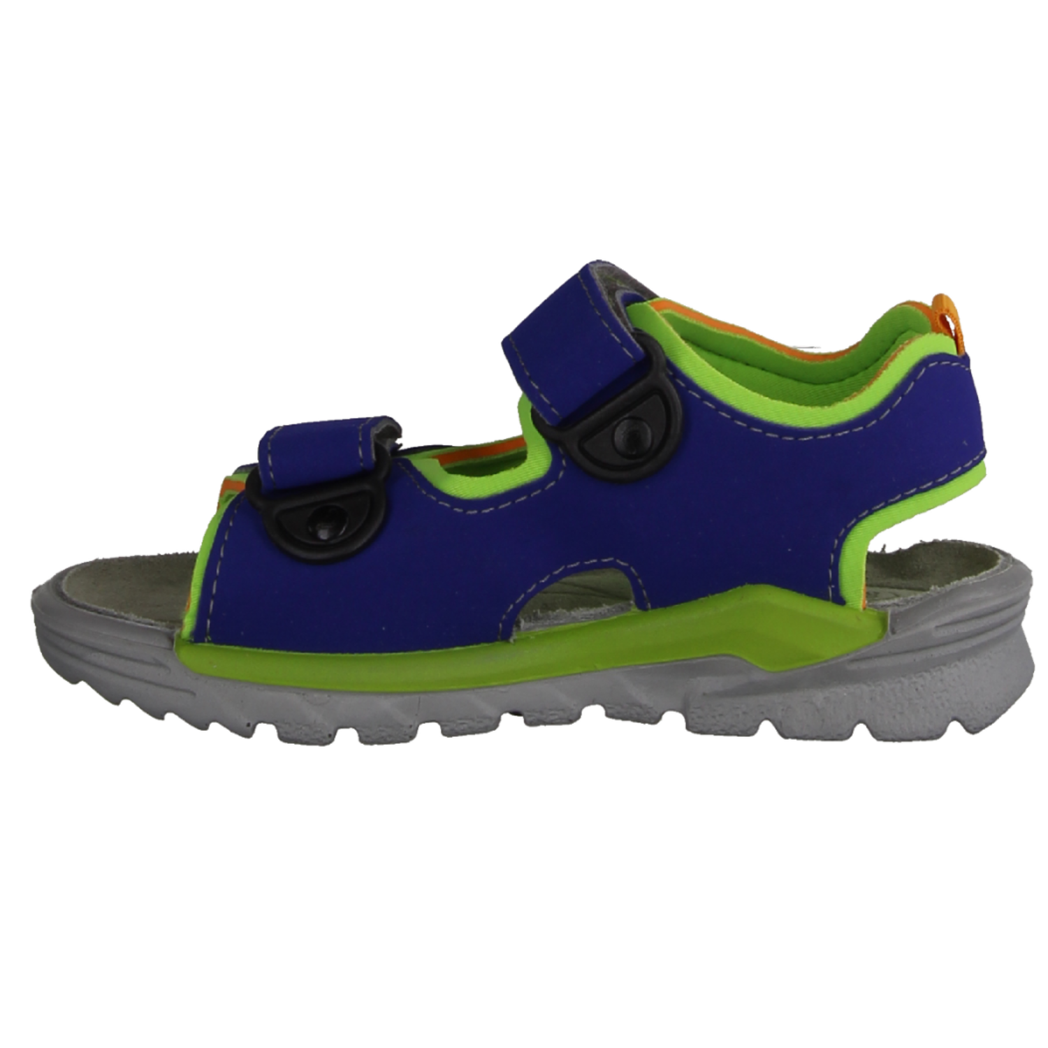 Ricosta Surf 4500102160 Sandale für Jungs, Klettriemen Kobalt/Apple mit